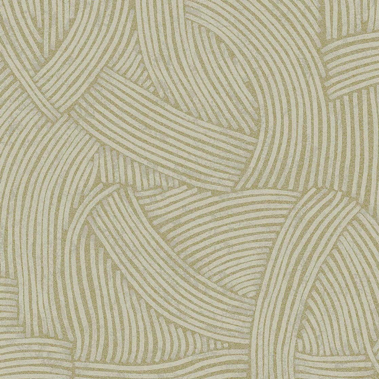 318013 - Directional Curve Twist Wallpaper - Sage - Eijffinger