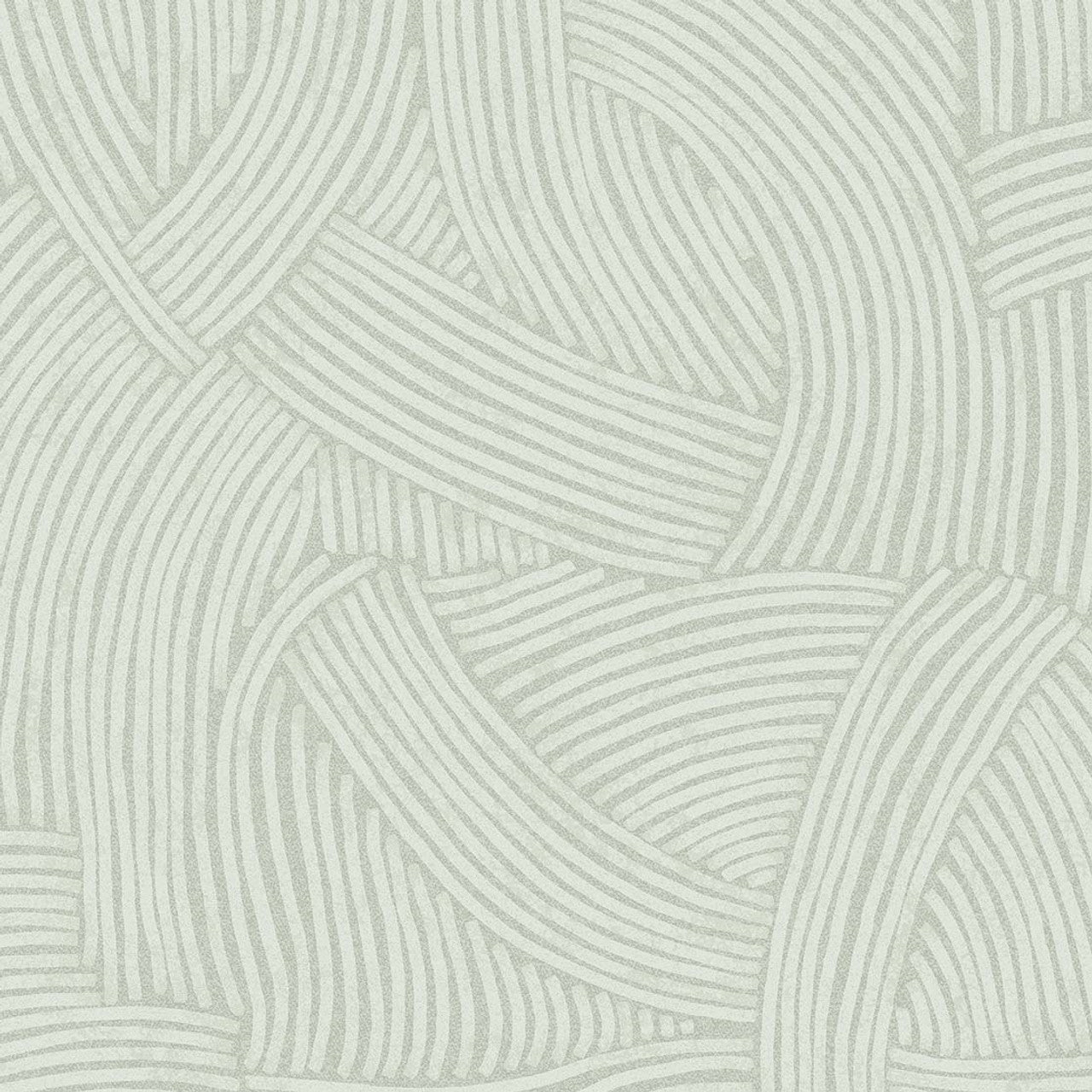 318014 - Directional Curve Twist Wallpaper - Light Grey - Eijffinger