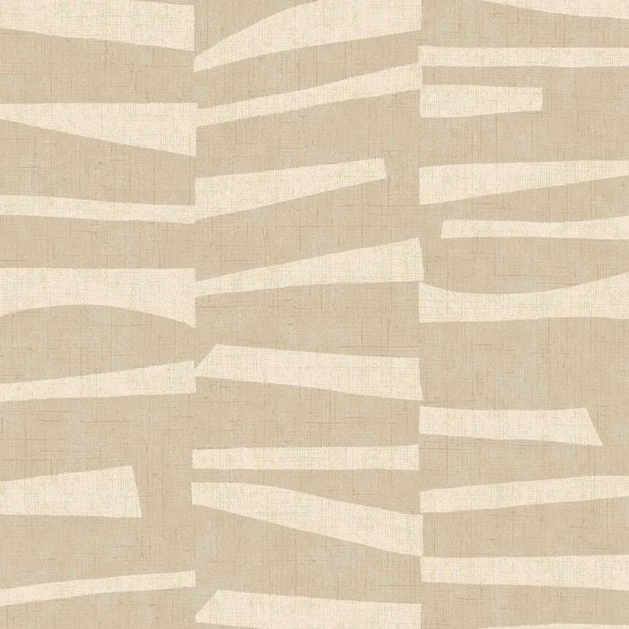 318020 - Organic Stack Twist Wallpaper - Beige - Eijffinger