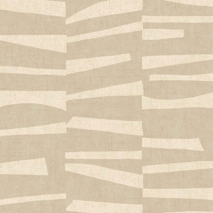 318020 - Organic Stack Twist Wallpaper - Beige - Eijffinger