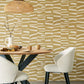 318024 - Organic Stack Twist Wallpaper - Gold - Eijffinger