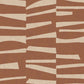 318026 - Organic Stack Twist Wallpaper - Terracotta - Eijffinger