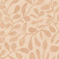 318031 - Natural Growth Twist Wallpaper - Pastel Orange - Eijffinger
