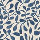 318035 - Natural Growth Twist Wallpaper - Navy - Eijffinger