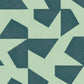 318042 - Scattered Geometry Twist Wallpaper - Green - Eijffinger