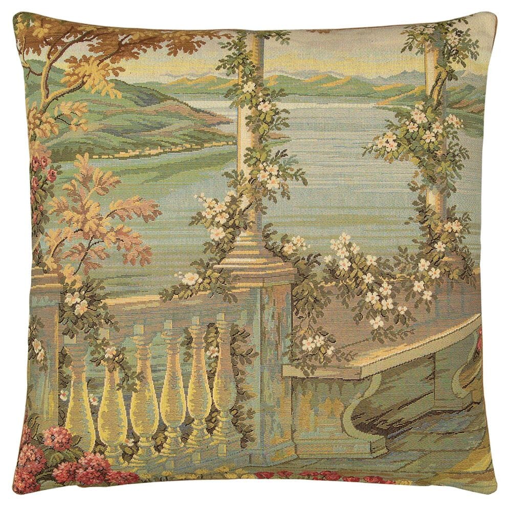 Lake Como Tapestry Cushion with Feather Filler 