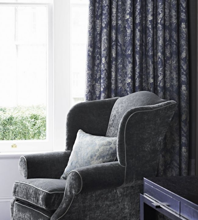 Carrera Fabric - Blue - Zoffany