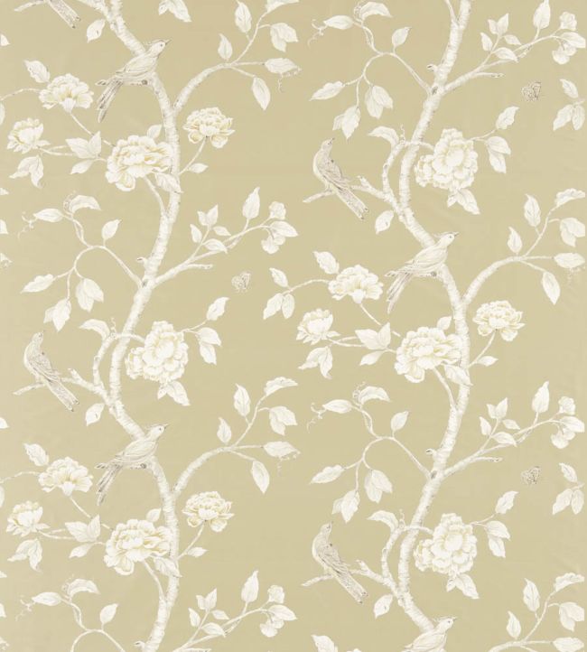 Woodville Silk Fabric - Sand - Zoffany
