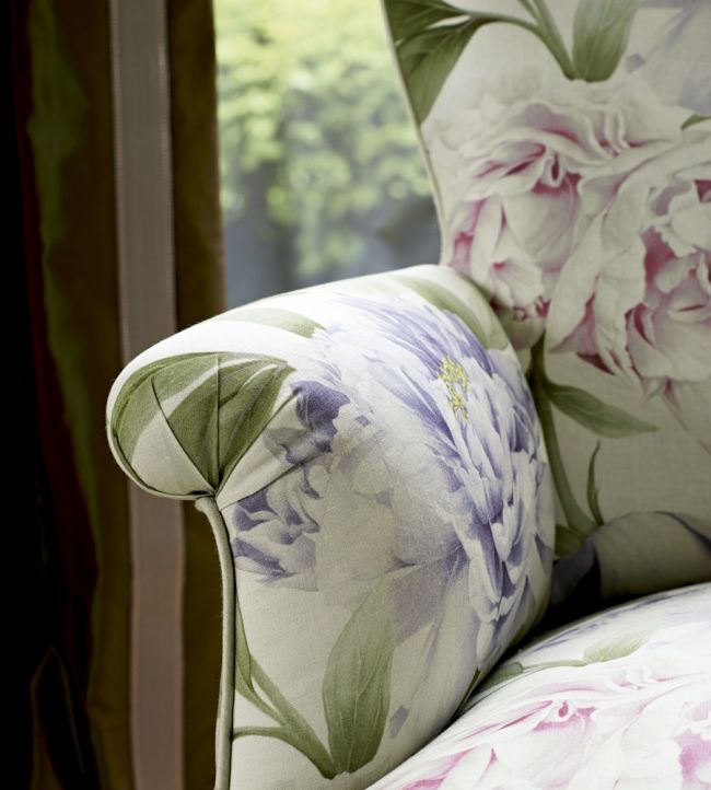 Phoebe Fabric - Purple - Zoffany