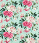 Phoebe Fabric -  Teal - Zoffany