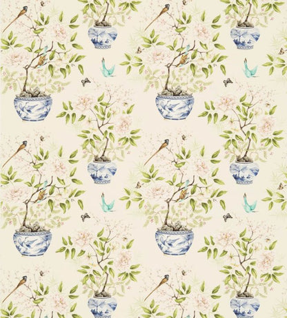 Romeys Garden Fabric -  Cream - Zoffany