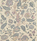 Kalamkari Fabric - Blue - Zoffany