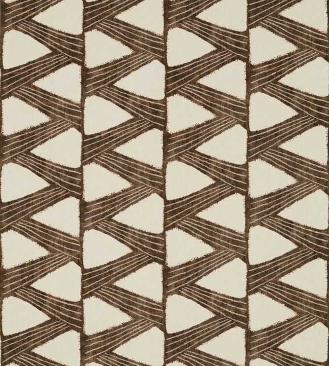 Kanoko Fabric - Brown - Zoffany