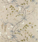 Chambalon Trail Fabric - Cream - Zoffany