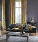 Darnley Toile Velvet Fabric - Gold - Zoffany