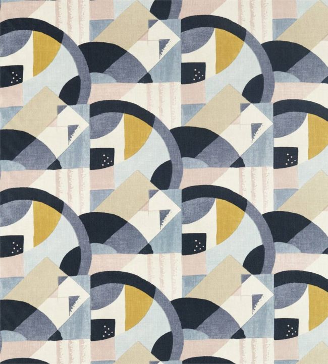 Abstract 1928 Fabric - Blue - Zoffany