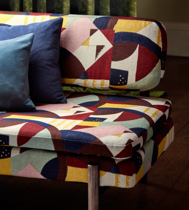 Abstract 1928 Fabric - Purple - Zoffany