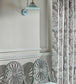 Brocatello Impasto Fabric - Silver - Zoffany