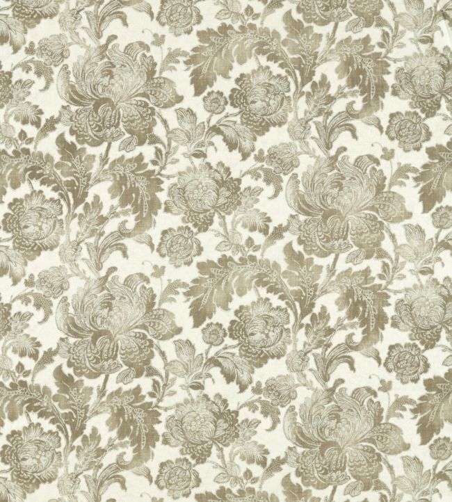 Gilded Damask Fabric - Gray - Zoffany