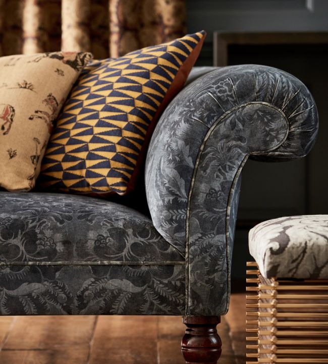 Ducato Velvet Fabric - Gray - Zoffany