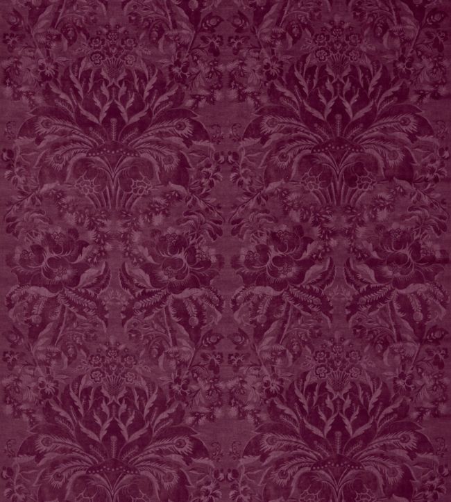 Ducato Velvet Fabric - Purple - Zoffany