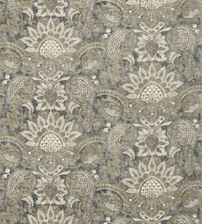Pomegranate Print Fabric - Gray - Zoffany