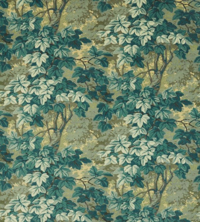 Richmond Park Velvet Fabric - Green - Zoffany