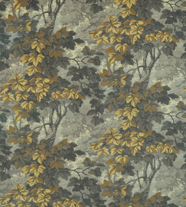 Richmond Park Velvet Fabric - Gray - Zoffany