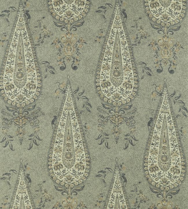 Koyari Paisley Fabric - Gray - Zoffany