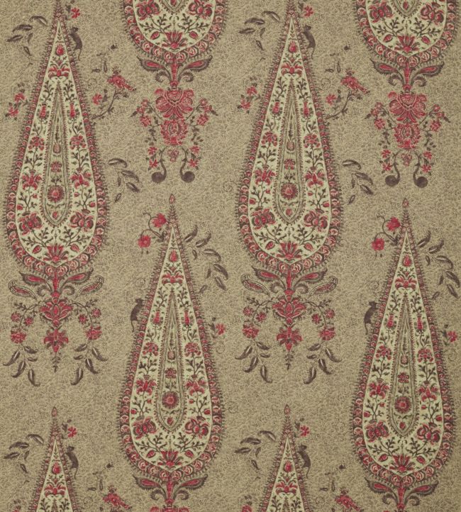 Koyari Paisley Fabric - Pink - Zoffany
