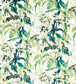 Long Water Botanical Fabric - Green - Zoffany