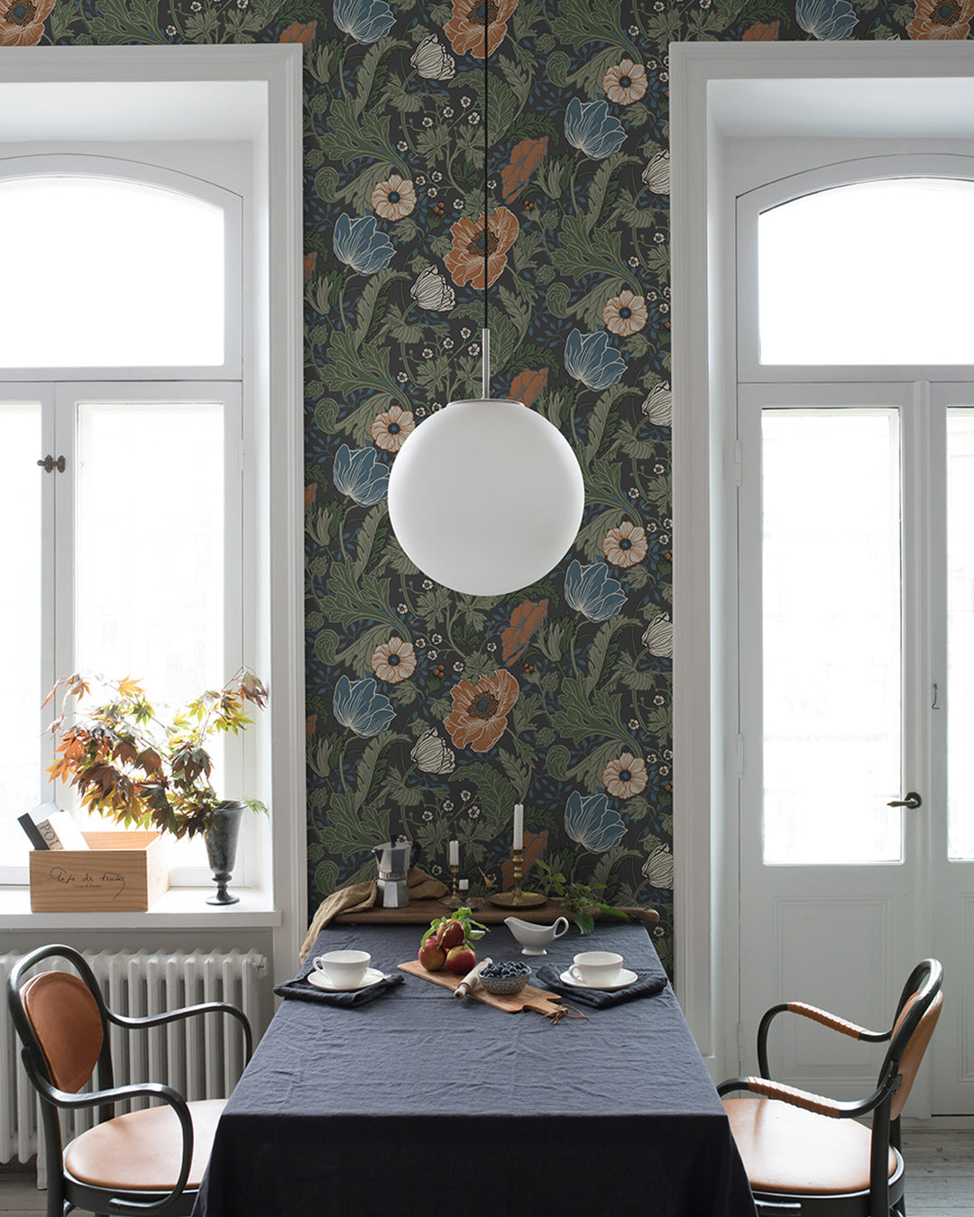 33003 - Anemone Wallpaper - Green - Midbec