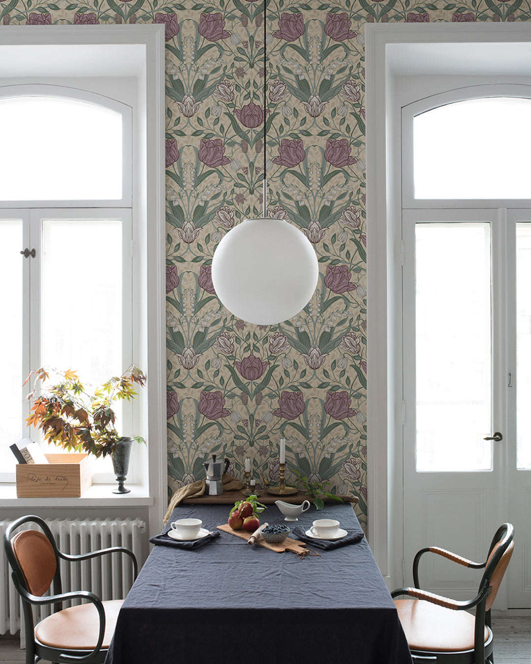 33007 - Filippa Wallpaper - Soft Beige - Midbec