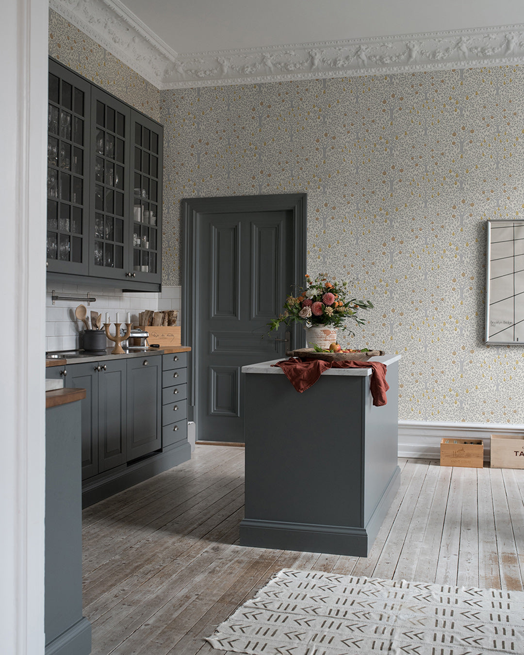 33012 - Pomona Wallpaper - Ice - Midbec