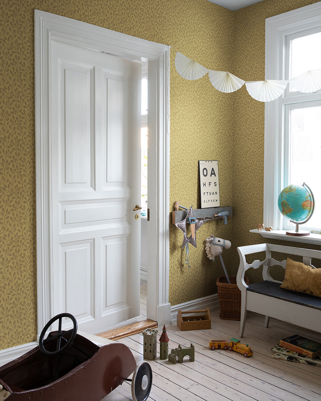 33017 - Apelkvist Wallpaper - Ochre  - Midbec