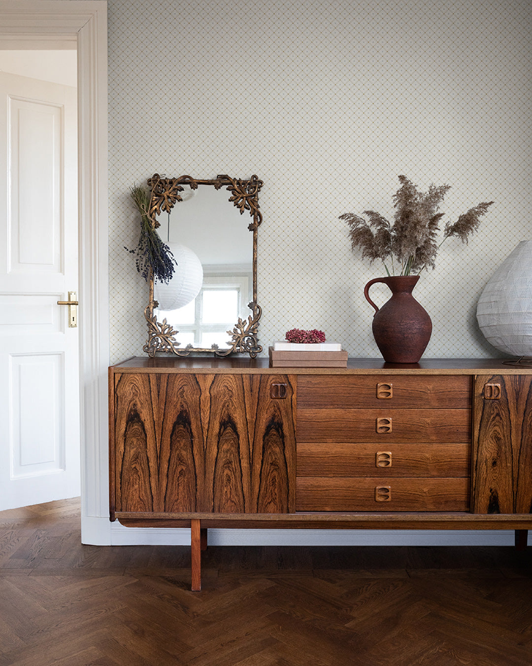 33021 - Skarhamn Wallpaper - White / Light Gray - Midbec