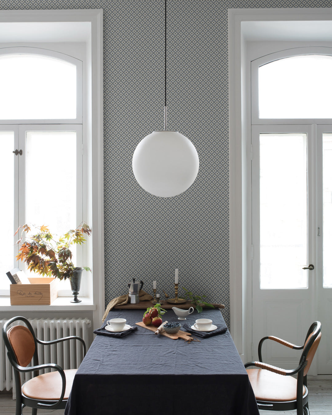 33024 - Skarhamn Wallpaper - Blue - Midbec