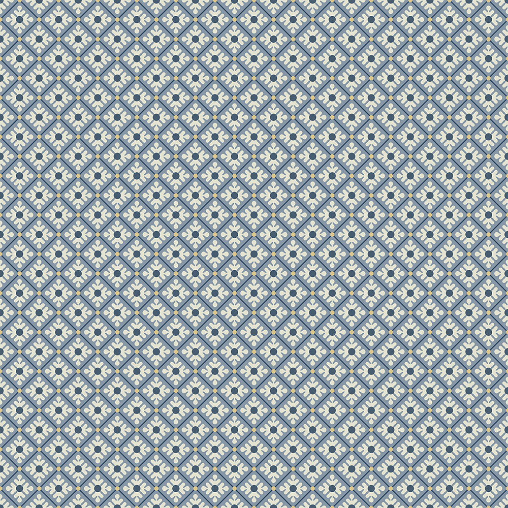 33024 - Skarhamn Wallpaper - Blue - Midbec
