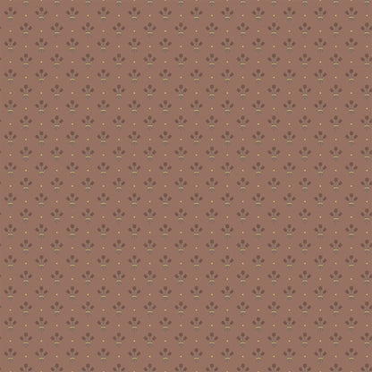 33028 - Lilja Wallpaper - Rust Red - Midbec