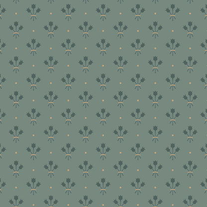 33030 - Lilja Wallpaper - Green - Midbec
