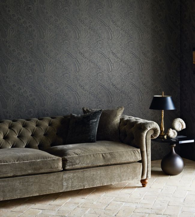 Curzon Fabric - Gray - Zoffany