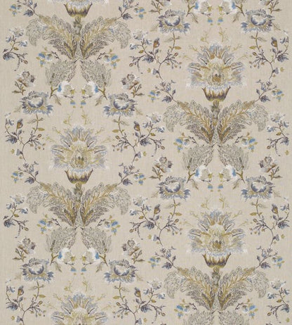 Stitch Damask Fabric -  Cream - Zoffany