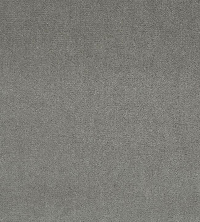 Quartz Velvet Fabric - Silver - Zoffany