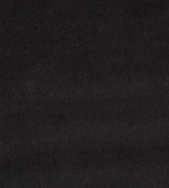 Quartz Velvet Fabric - Black - Zoffany