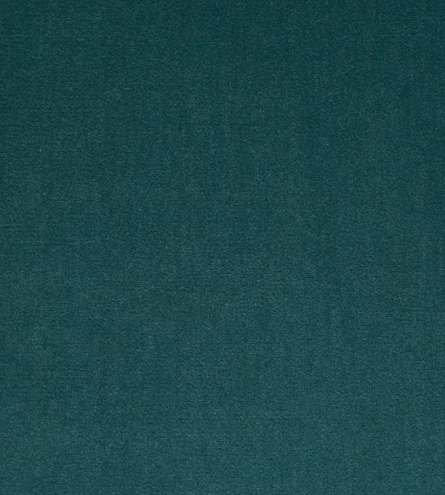 Quartz Velvet Fabric - Teal - Zoffany