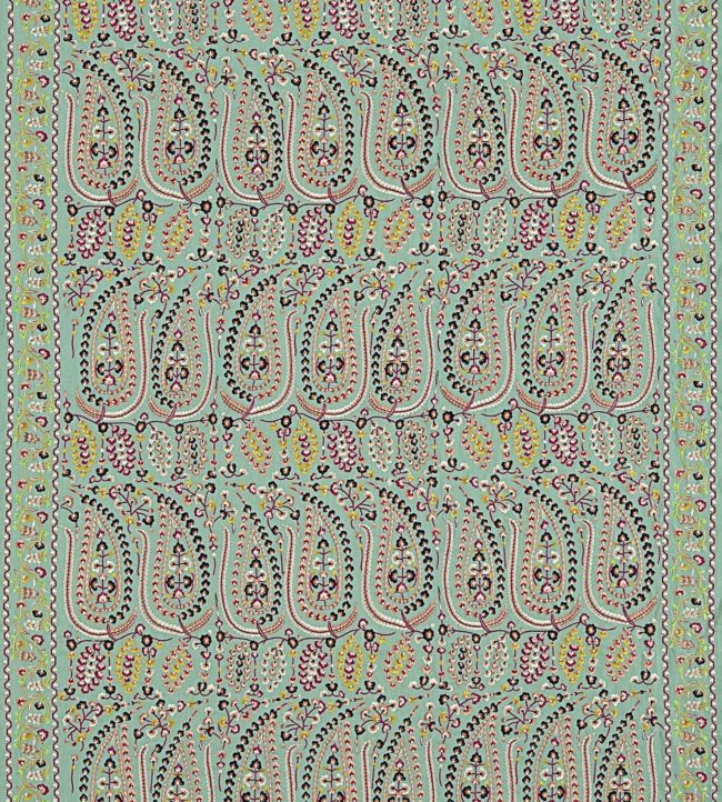 Jayshree Fabric - Teal - Zoffany