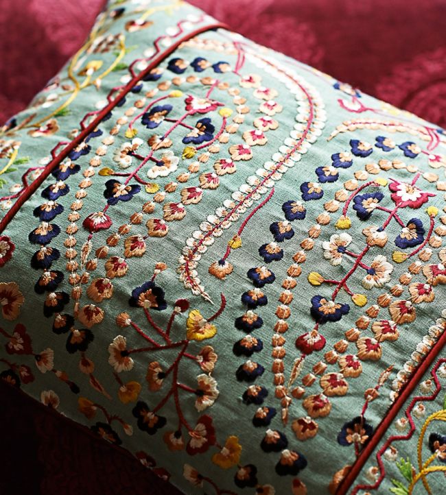 Jayshree Fabric - Teal - Zoffany