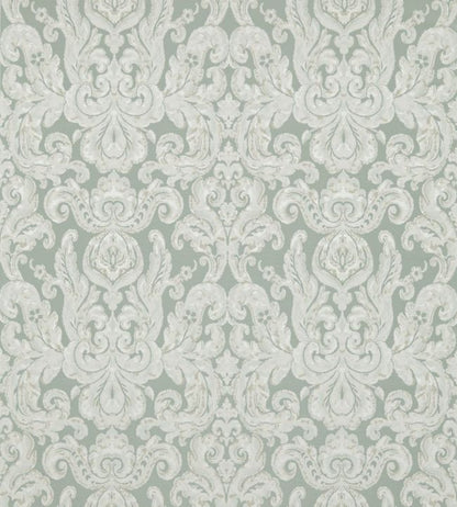 Brocatello Nuovo Fabric - Silver - Zoffany