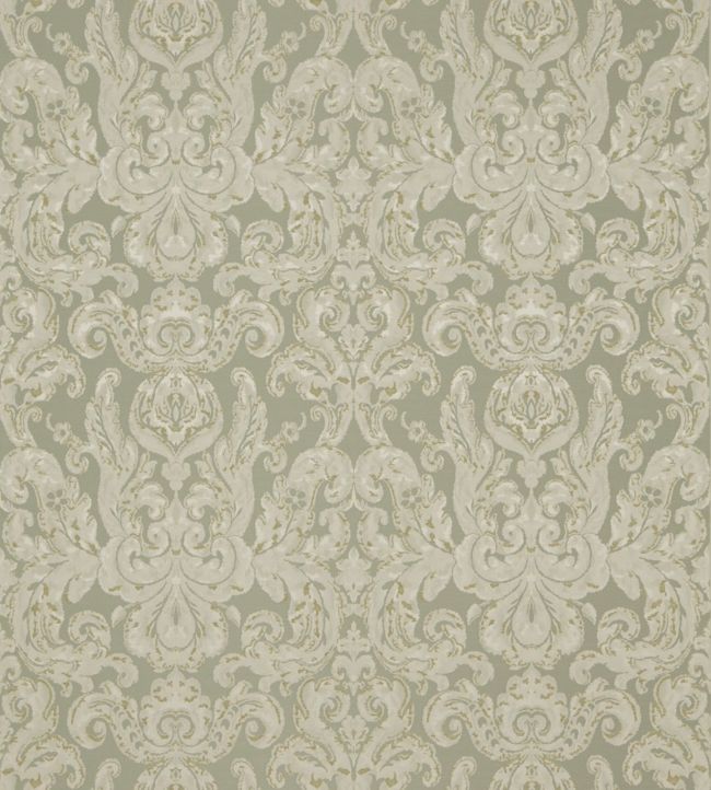Brocatello Nuovo Fabric - Gray - Zoffany