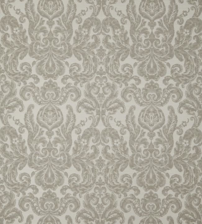 Brocatello Nuovo Fabric - Black - Zoffany